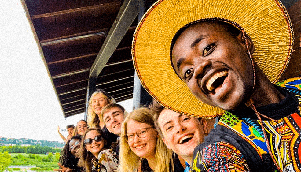 Young People enjoying a Youth Exchange