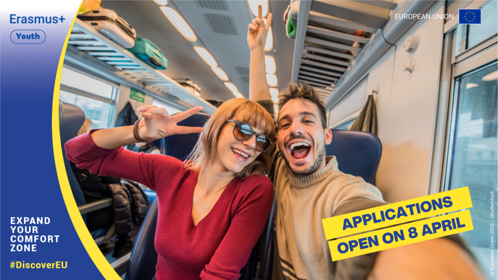 The next DiscoverEU application round opens on 8 April 2026!