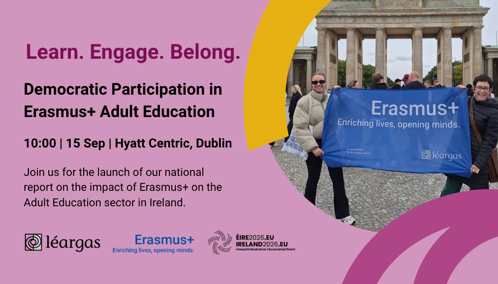 Learn. Engage. Belong: Democratic Participation in Erasmus+ Adult Education